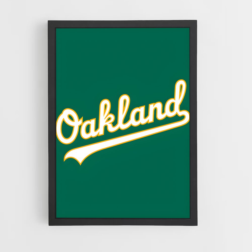 Poster Oakland Spirit – affiche Baseball (vue 2)